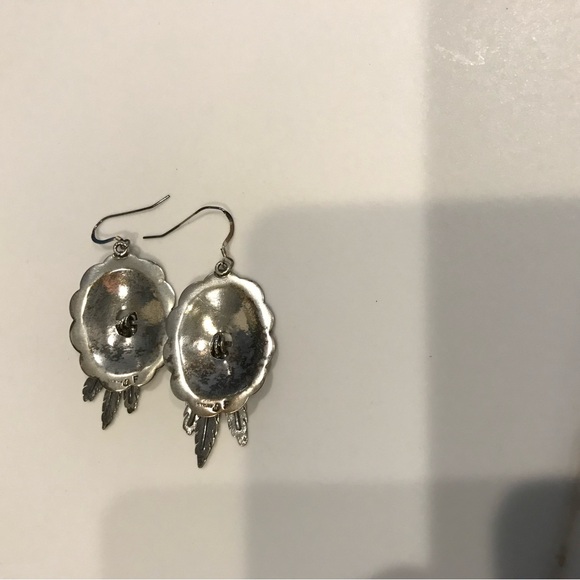 SPIRIT OF THE RED HORSE STERLING EARINGS - NEVER WORN - Picture 2 of 4